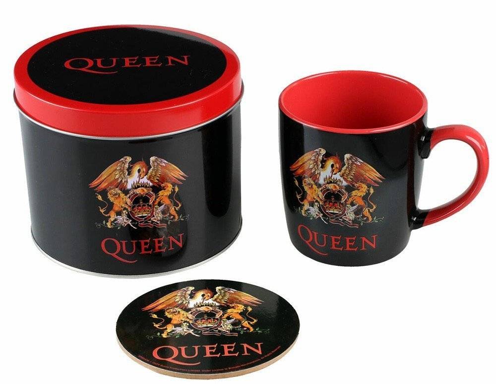 ΚΟΥΠΑ PYRAMID INTERNATIONAL QUEEN ΚΕΡΑΜΙΚΗ ΜΑΥΡΟ 370ML ΣΕΤ ΔΩΡΟΥ 2ΤΜΧ