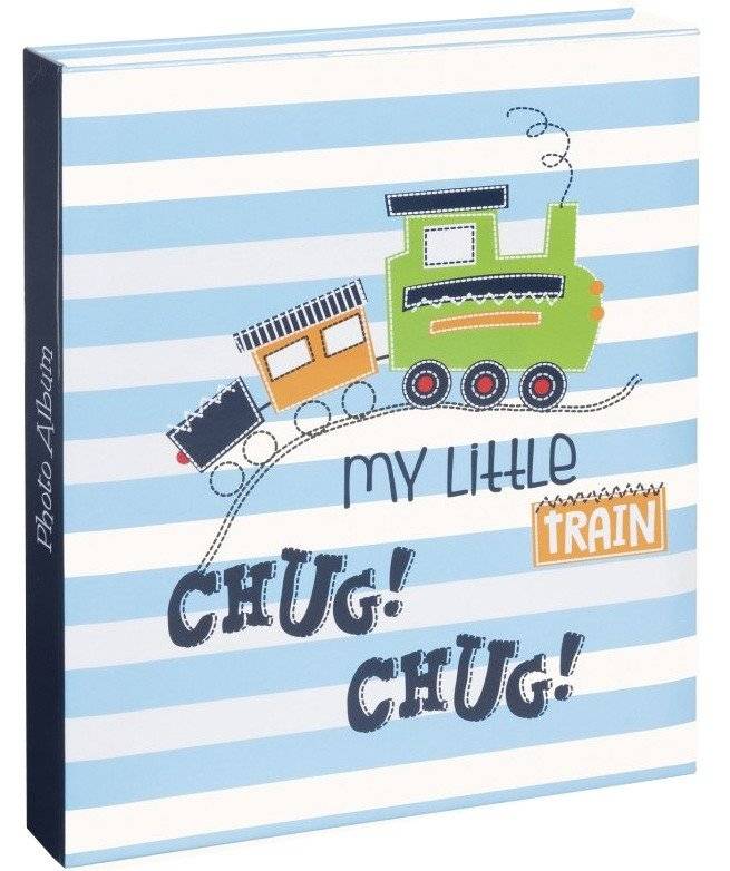 THEPAPERBOX ΑΛΜΠΟΥΜ THE PAPER BOX BABY TRAIN 100 ΦΩΤΟΓΡΑΦΙΩΝ ΜΠΛΕ 13X18CM