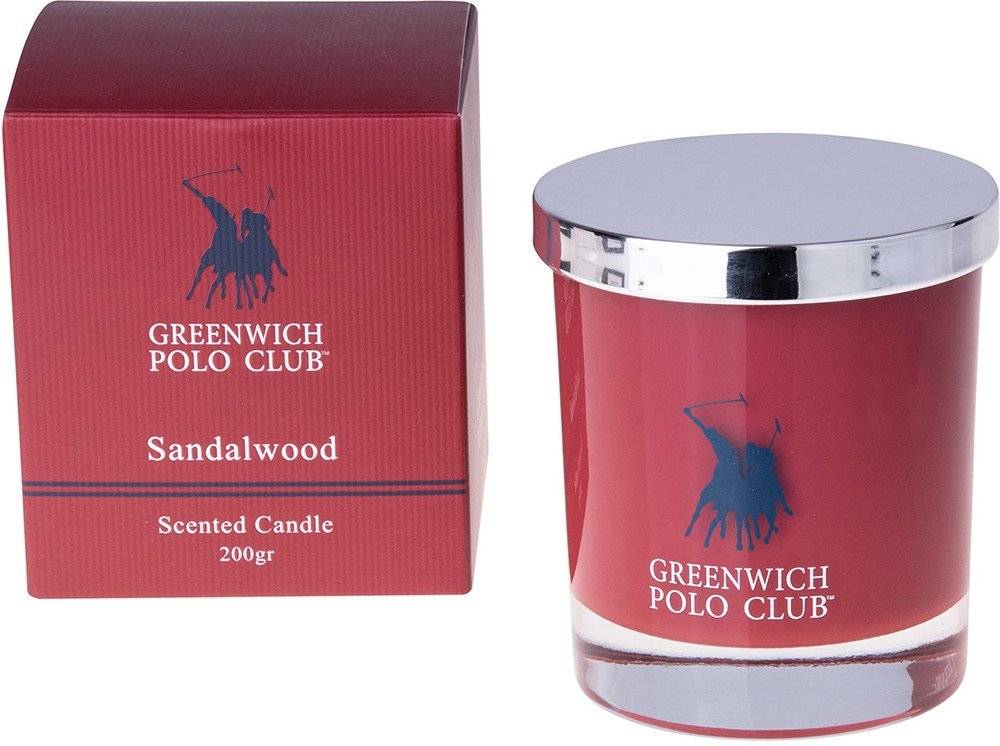 ΑΡΩΜΑΤΙΚΟ ΚΕΡΙ ΣΕ ΒΑΖΟ GREENWICH POLO CLUB SANDALWOOD 3003 GREENWICH POLO CLUB