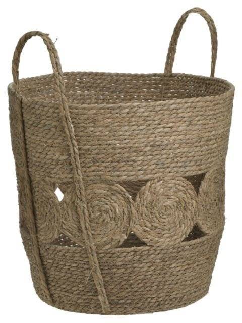ΚΑΛΑΘΙ INART ΨΑΘΙΝΟ NATURAL 48X38X45CM INART