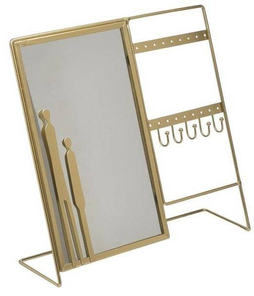 ΜΠΙΖΟΥΤΙΕΡΑ INART ΜΕΤΑΛΛΙΚΗ ΧΡΥΣΗ 28Χ8Χ27CM