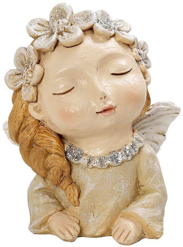 ESPIEL ΔΙΑΚΟΣΜΗΤΙΚΟ ESPIEL ΝΕΡΑΙΔΑ ΠΟΛΥΡΕΖ. ΜΠΕΖ ΜΕ ΣΤΕΦΑΝΙ 16Χ18Χ17CM