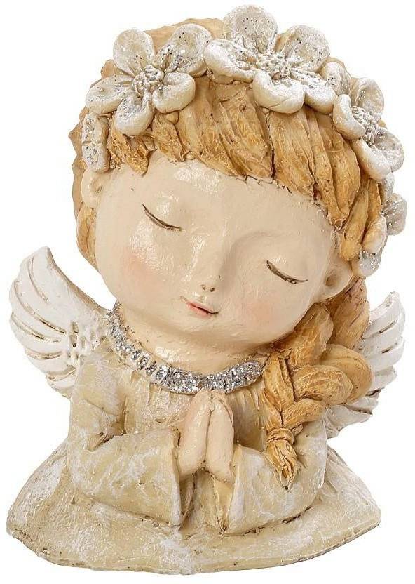 ESPIEL ΔΙΑΚΟΣΜΗΤΙΚΟ ESPIEL ΝΕΡΑΙΔΑ ΠΟΛΥΡΕΖ. ΜΠΕΖ ΜΕ ΣΤΕΦΑΝΙ 17,5Χ14Χ12CM