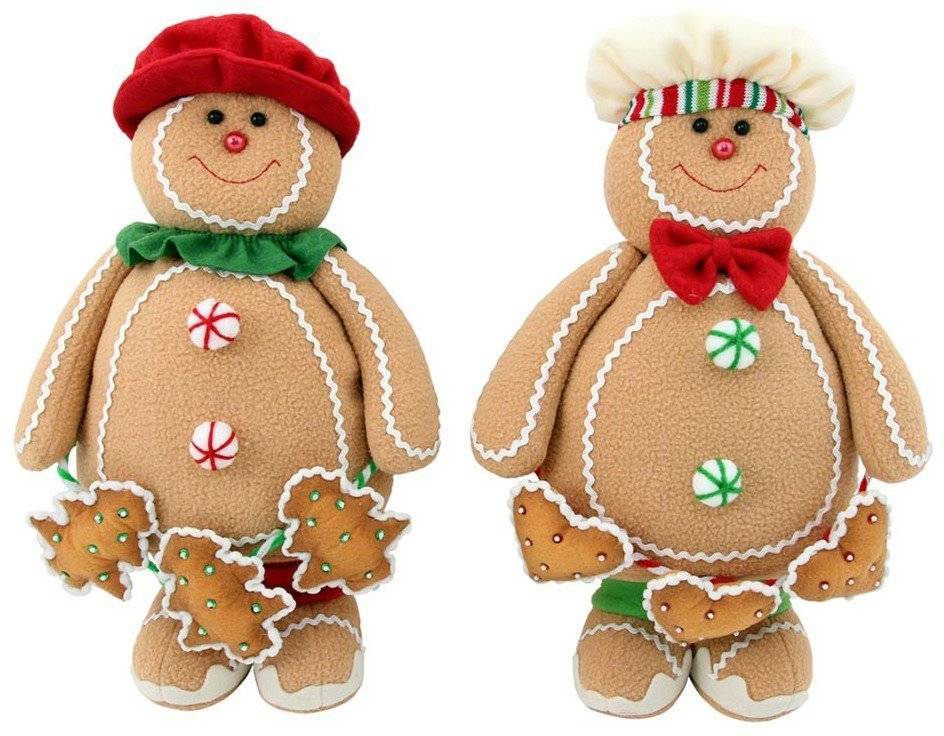 ΛΟΥΤΡΙΝΟ ΔΙΑΚΟΣΜΗΤΙΚΟ ΧΡΙΣΤΟΥΓΕΝΝΙΑΤΙΚΟ GINGERBREAD 38 CM CHRISTMAS COLLECTION