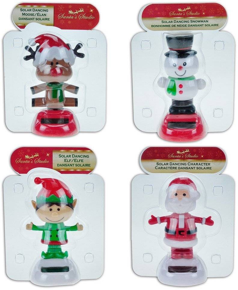 ΔΙΑΚΟΣΜΗΤΙΚΟ ΧΡΙΣΤΟΥΓΕΝΝΙΑΤΙΚΟ WOBBLER ΜΕ ΚINΗΣΗ 11CM ΣΕ 4 ΣΧΕΔΙΑ CHRISTMAS COLLECTION