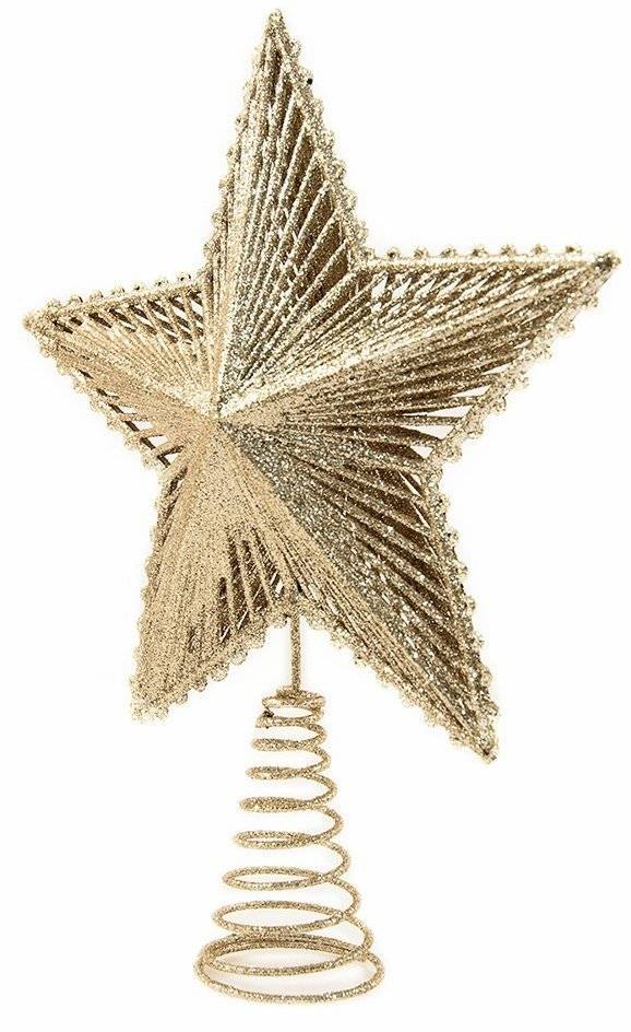 ΧΡΙΣΤΟΥΓΕΝΝΙΑΤΙΚΗ ΚΟΡΥΦΗ ΔΕΝΤΡΟΥ ΧΡΥΣΗ 24 CM CHRISTMAS COLLECTION