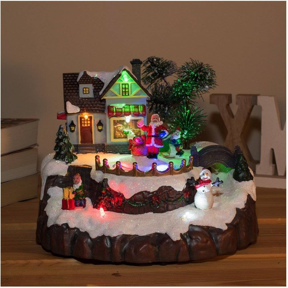 CHRISTMAS COLLECTION ΧΡΙΣΤΟΥΓΕΝΝΙΑΤΙΚΟ ΔΙΑΚΟΣΜΗΤΙΚΟ ΚΑΤΑΣΤΗΜΑ ΠΑΙΧΝΙΔΙΩΝ ΜΕ LED, ΜΟΥΣΙΚΗ ΚΑΙ ΚΙΝΗΣΗ