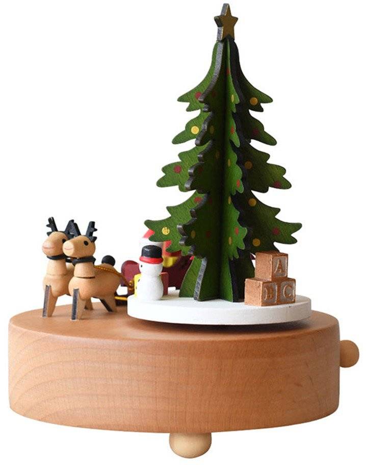 ΜΟΥΣΙΚΟ ΞΥΛΙΝΟ ΚΟΥΤΊ "ΧΡΙΣΤΟΥΓΕΝΝΙΑΤΙΚΟ ΔΕΝΤΡΟ" - MERRY CHRISTMAS CHRISTMAS COLLECTION