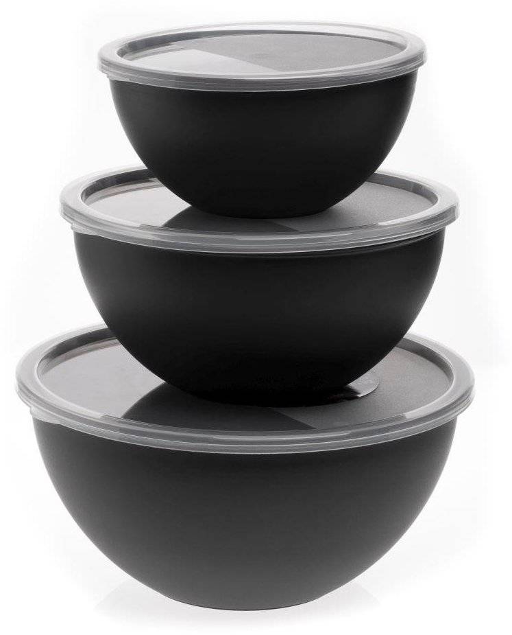 CYCLOPS ΣΕΤ ΜΠΟΛ ΣΤΡΟΓΓΥΛΟ ΜΕ ΚΑΠΑΚΙ 3 ΤΜΧ ΜΑΥΡΟ 1LT-2LT-3LT