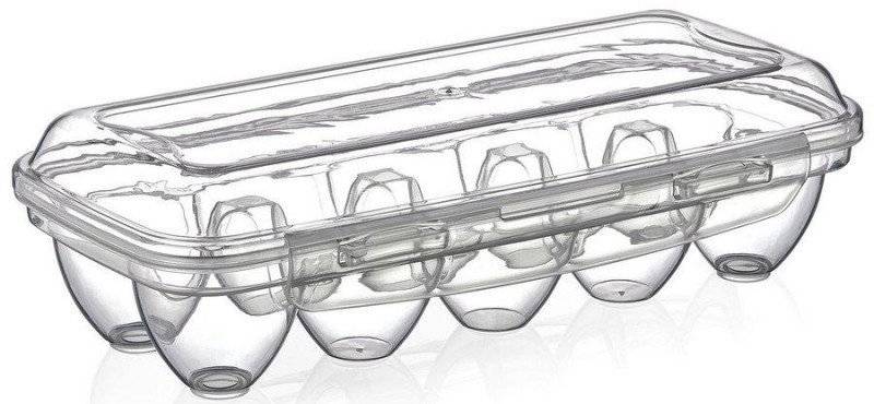 CHIOS HELLAS ΑΥΓΟΘΗΚΗ CHIOS HELLAS ΠΛΑΣΤΙΚΗ 10 ΘΕΣΕΩΝ ΔΙΑΦΑΝΟ 26.5Χ12.5X8CM