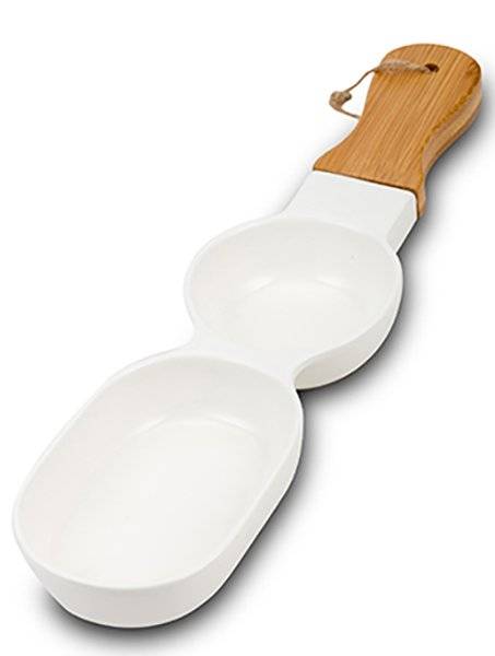 ΞΗΡΟΚΑΡΠΙΕΡΑ NAVA TERRESTRIAL ΠΟΡΣΕΛΑΝΙΝΗ ΔΥΟ ΘΕΣΕΩΝ ΛΕΥΚΗ (39CM) NAVA