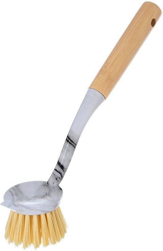 ΒΟΥΡΤΣΑ ΚΑΘΑΡΙΣΜΟΥ ΠΙΑΤΩΝ ESTIA MARBLE BAMBOO ESSENTIALS ΣΤΡΟΓΓΥΛΗ ΧΕΙΡΟΣ