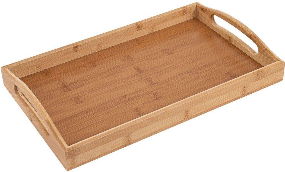 ΔΙΣΚΟΣ ΣΕΡΒΙΡΙΣΜΑΤΟΣ ESTIA BAMBOO ESSENTIALS ΜΕ ΛΑΒΕΣ ΜΕΤΑΦΟΡΑΣ (44CMX29.5CMX5.5CM) ESTIA