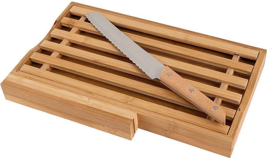 ESTIA ΕΠΙΦΑΝΕΙΑ ΚΟΠΗΣ ESTIA BAMBOO ESSENTIALS ΜΕ ΜΑΧΑΙΡΙ ΨΩΜΙΟΥ (35.5CMX22CMX3.5CM)