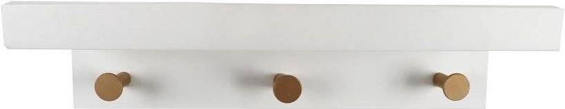 ESPIEL ΚΡΕΜΑΣΤΡΑ ESPIEL ΕΠΙΤΟΙΧΙΑ MDF ΛΕΥΚΗ (35.5CM)