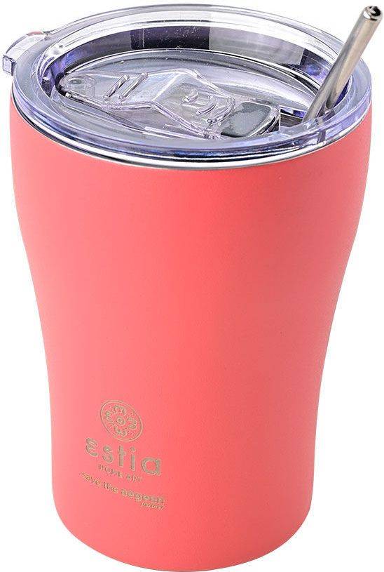 ΠΟΤΗΡΙ ΘΕΡΜΟΣ ESTIA SAVE THE AEGEAN COFFEE MUG FUSION CORAL (350ML)