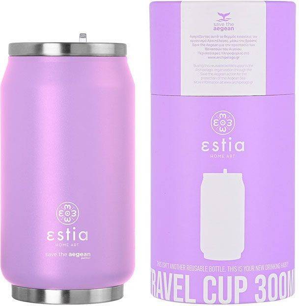 ΘΕΡΜΟΣ ESTIA SAVE THE AEGEAN TRAVEL CUP LAVENDER PURPLE (300ML) SAVE THE AEGEAN
