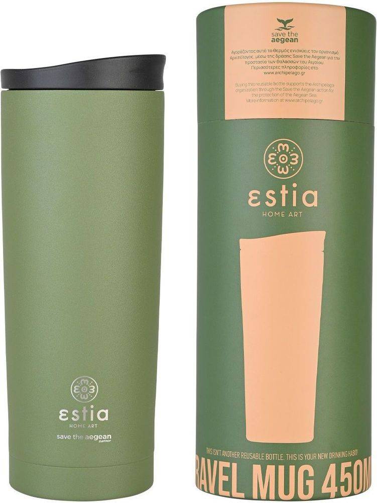 ΠΟΤΗΡΙ ΘΕΡΜΟΣ ESTIA SAVE THE AEGEAN TRAVEL MUG FOREST SPIRIT (500ML) SAVE THE AEGEAN