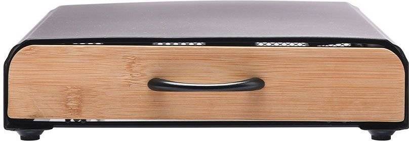 ESTIA ΘΗΚΗ ΓΙΑ ΚΑΨΟΥΛΕΣ ESPRESSO ESTIA ΜΕΤΑΛΛΙΚΗ ΣΥΡΤΑΡΩΤΗ ΜΑΥΡΗ (60 ΘΕΣΕΩΝ)