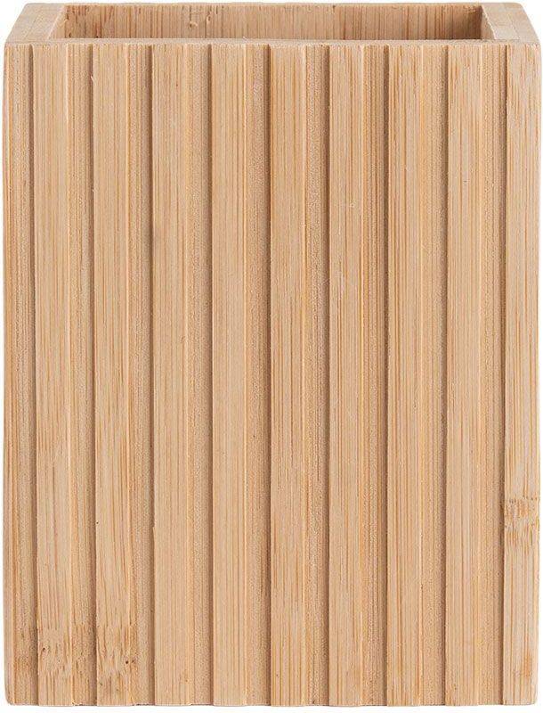 ΘΗΚΗ ΟΔΟΝΤΟΒΟΥΡΤΣΑΣ ESTIA BAMBOO ESSENTIALS ΤΕΤΡΑΓΩΝΗ (8.3CMX6.5CMX10.3CM)