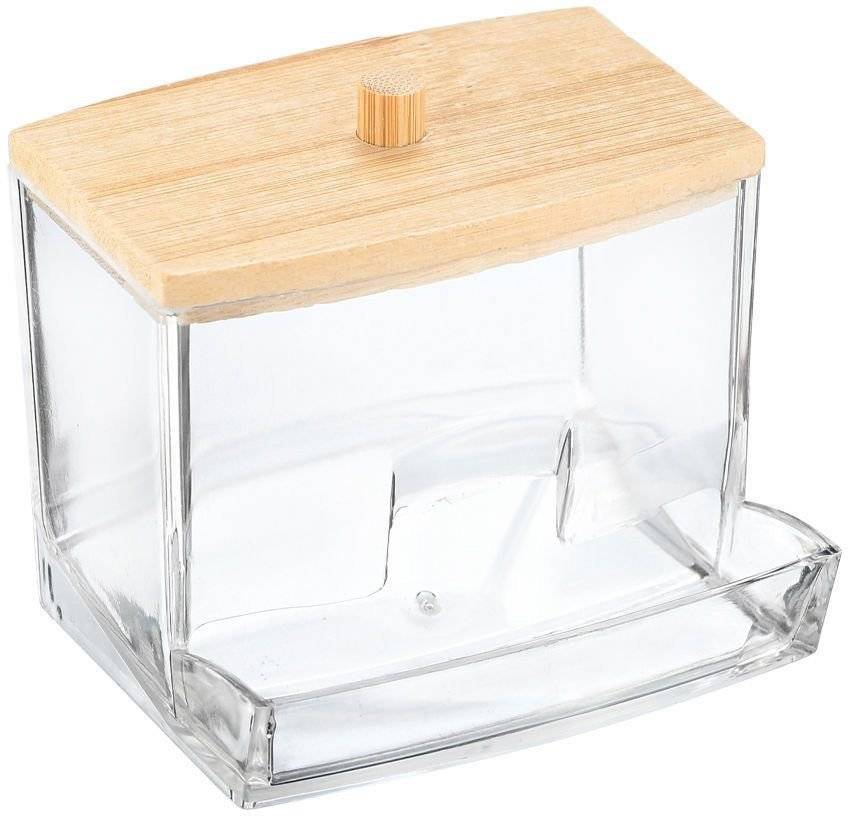 ESTIA ΚΟΥΤΙ ΑΠΟΘΗΚΕΥΣΗΣ ΚΑΙ ΟΡΓΑΝΩΣΗΣ ESTIA BAMBOO ESSENTIALS ΓΙΑ ΜΠΑΤΟΝΕΤΕΣ (9CMX7.5CMX7CM)