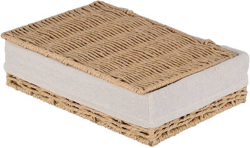 ΚΟΥΤΙ ΑΠΟΘΗΚΕΥΣΗΣ ΚΑΙ ΟΡΓΑΝΩΣΗΣ ESTIA BOTANICA ΜΕ ΕΣΩΤΕΡΙΚΗ ΕΠΕΝΔΥΣΗ ΚΑΙ ΚΑΠΑΚΙ (28CMX20CMX10CM)