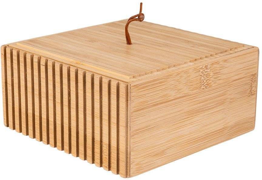 ESTIA ΚΟΥΤΙ ΑΠΟΘΗΚΕΥΣΗΣ ΚΑΙ ΟΡΓΑΝΩΣΗΣ ESTIA BAMBOO ESSENTIALS ΤΕΤΡΑΓΩΝΟ (15CMX15CMX7CM)