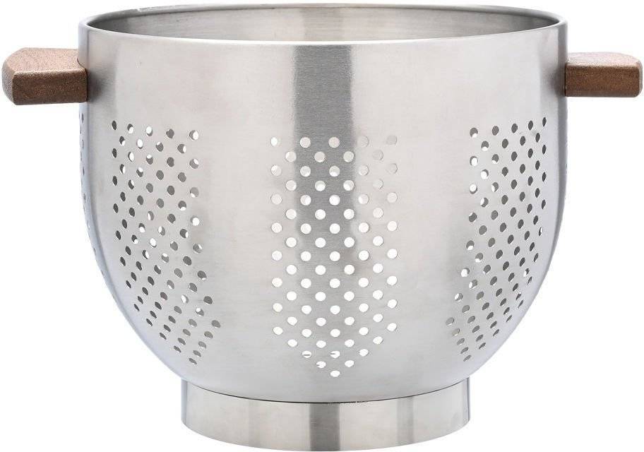 ΣΟΥΡΩΤΗΡΙ ΖΥΜΑΡΙΚΩΝ ESTIA ALLURE ΙΝΟΧ ΜΕ ΞΥΛΙΝΕΣ ΛΑΒΕΣ (22CM) ESTIA