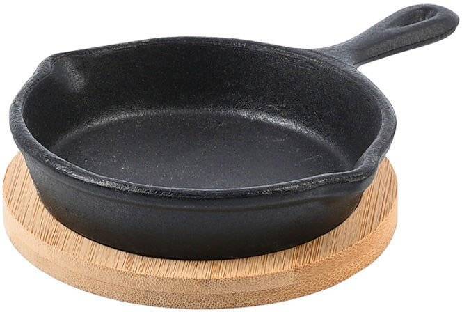 ΤΗΓΑΝΙ ΣΕΡΒΙΡΙΣΜΑΤΟΣ ESTIA IRON ΜΑΝΤΕΜΕΝΙΟ ΜΕ ΒΑΣΗ BAMBOO (10CM) ESTIA