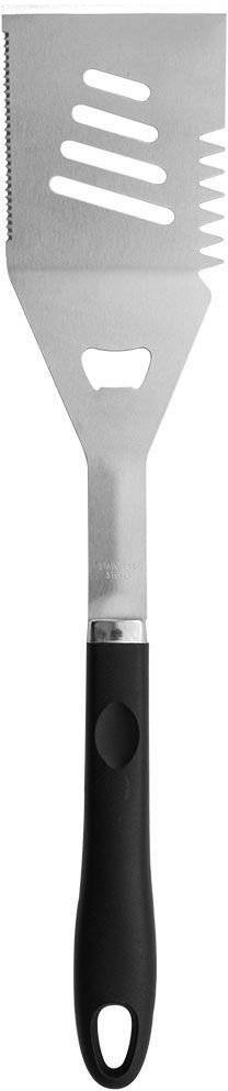 ΣΠΑΤΟΥΛΑ ESTIA BARBEQUE ΙΝΟΧ ΜΕ ΕΡΓΟΝΟΜΙΚΗ ΛΑΒΗ ΣΙΛΙΚΟΝΗΣ ESTIA