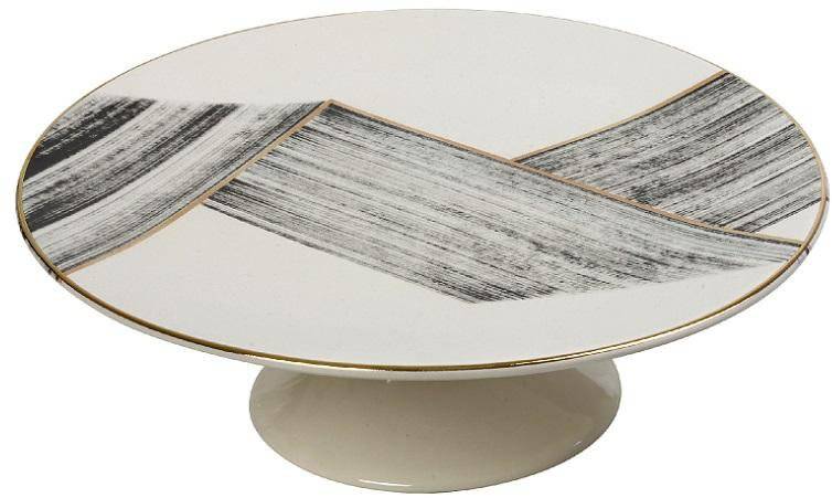 ΠΙΑΤΕΛΑ ESPIEL THREAD ΚΕΡΑΜΙΚΗ ΜΕ ΠΟΔΙ ΓΚΡΙ (26CM) ESPIEL