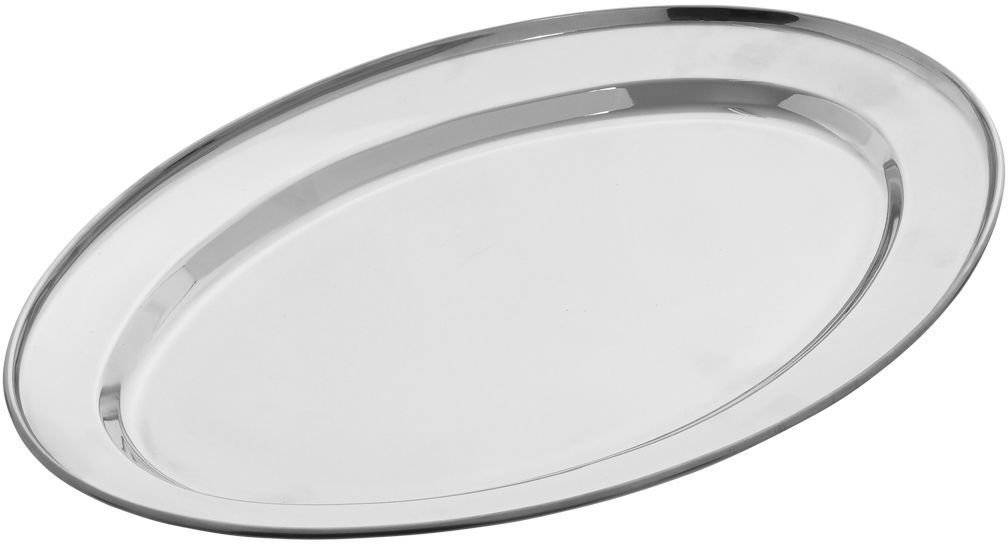 ESTIA ΠΙΑΤΕΛΑ ΣΕΡΒΙΡΙΣΜΑΤΟΣ ESTIA INOX ΟΒΑΛ (25CMX18CM)