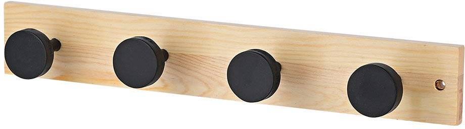 ΚΡΕΜΑΣΤΡΑ ΤΟΙΧΟΥ ESTIA ΞΥΛΙΝΗ ΦΥΣΙΚΟ-ΜΑΥΡΟ (4 ΘΕΣΕΩΝ) ESTIA