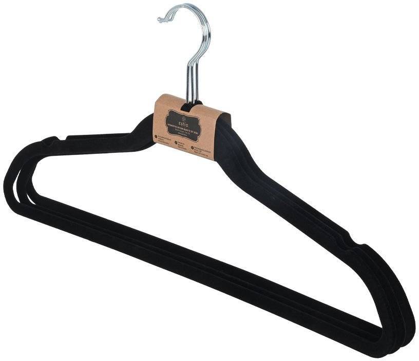 ΚΡΕΜΑΣΤΡΑ ΡΟΥΧΩΝ ESTIA ΒΕΛΟΥΤΕ ΑΝΤΙΟΛΙΣΘΗΤΙΚH ΜΕ ΕΓΚΟΠΕΣ ΜΑΥΡΗ ΣΕΤ (3ΤΜΧ) ESTIA