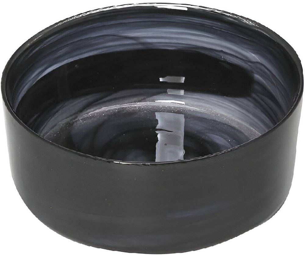 ΜΠΟΛ ESPIEL ATLAS ALABASTER ΓΥΑΛΙΝΟ ΜΑΥΡΟ (15CM) ESPIEL