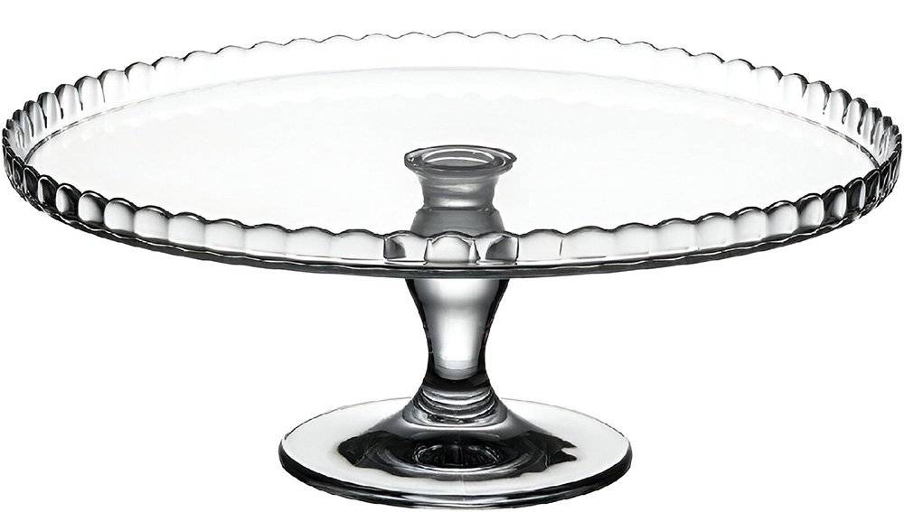 ESPIEL ΠΙΑΤΕΛΑ ESPIEL PATISSERIE ΓΥΑΛΙΝΗ ΜΕ ΠΟΔΙ (32.2CM)