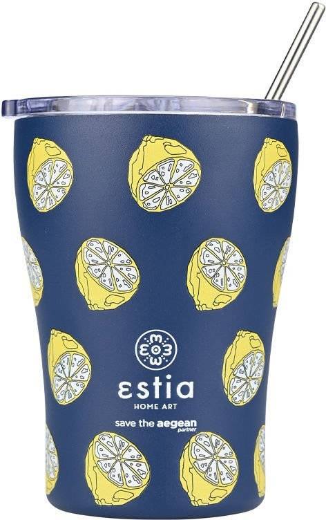 ΠΟΤΗΡΙ ΘΕΡΜΟΣ ESTIA SAVE THE AEGEAN COFFEE MUG CITRUS INFUSION (350ML) SAVE THE AEGEAN