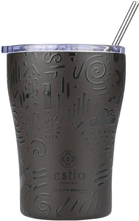 ΠΟΤΗΡΙ ΘΕΡΜΟΣ ESTIA SAVE THE AEGEAN COFFEE MUG NOIR ECHO (350ML)