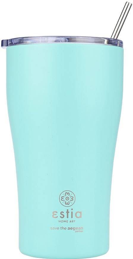 SAVE THE AEGEAN ΠΟΤΗΡΙ ΘΕΡΜΟΣ ESTIA SAVE THE AEGEAN COFFEE MUG BERMUDA GREEN (500ML)