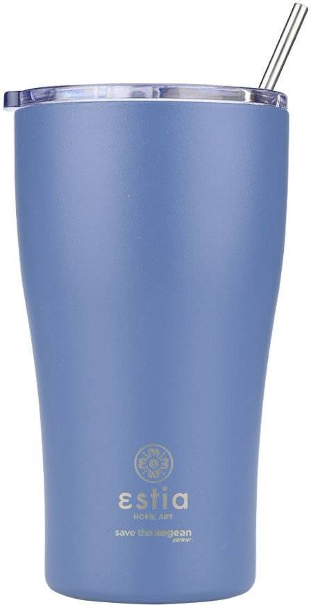 ΠΟΤΗΡΙ ΘΕΡΜΟΣ ESTIA SAVE THE AEGEAN COFFEE MUG DENIM BLUE (500ML) SAVE THE AEGEAN