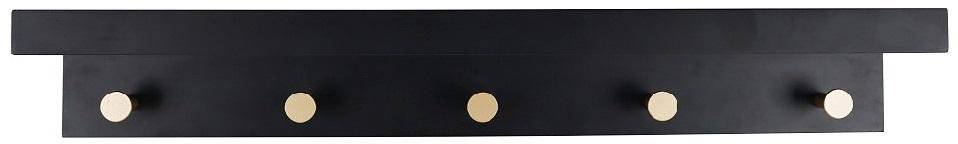 ΚΡΕΜΑΣΤΡΑ ESPIEL MDF ΤΟΙΧΟΥ ΜΑΥΡΗ (61CM)