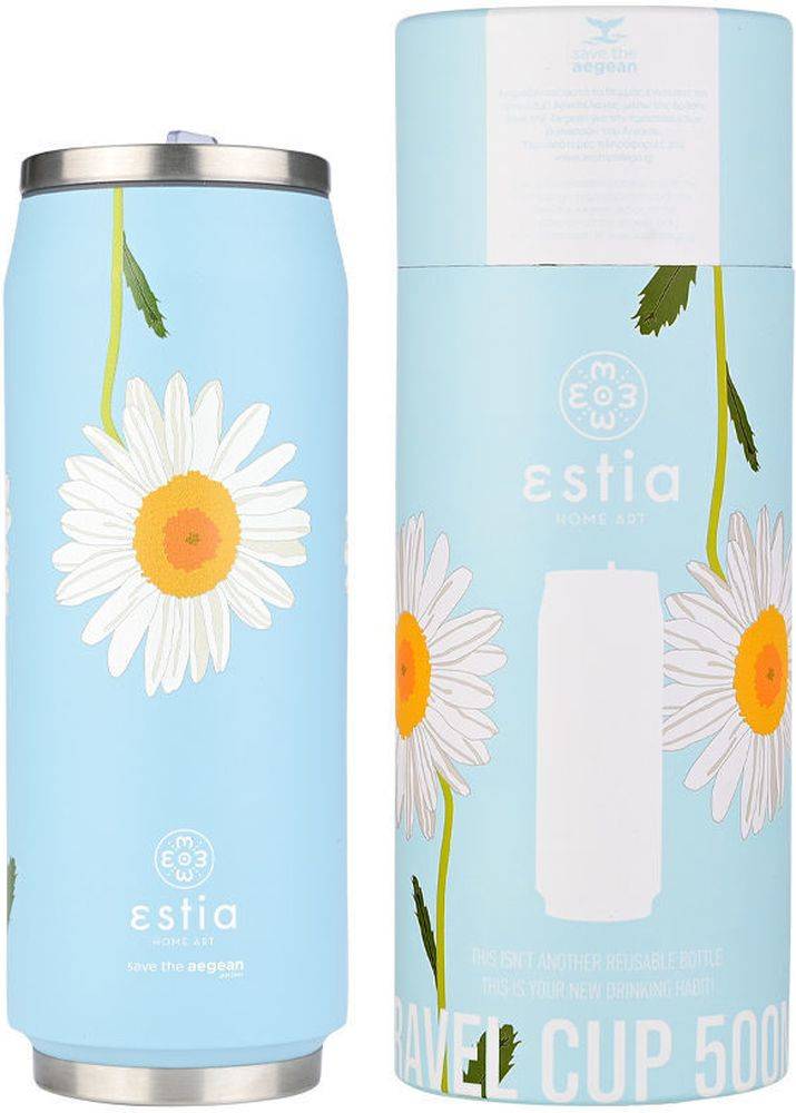 ΘΕΡΜΟΣ ESTIA SAVE THE AEGEAN TRAVEL CUP DREAMY SKY (500ML)