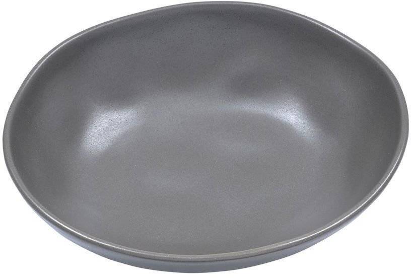 ESTIA ΠΙΑΤΟ ΒΑΘΥ ESTIA MARE STONEWARE GRAPHITE (22CM)