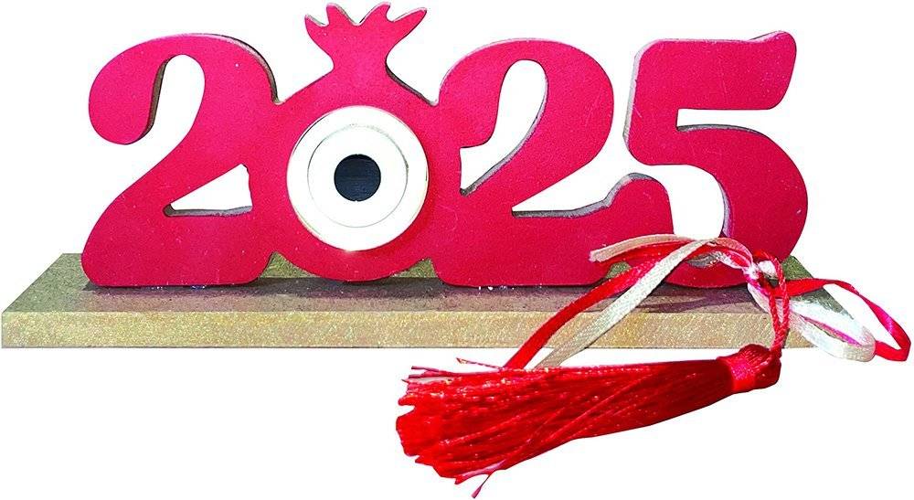 JK HOME ΓΟΥΡΙ JK HOME DECOR ΞΥΛΙΝΟ 2025 KOKKINO 20X7.5CM