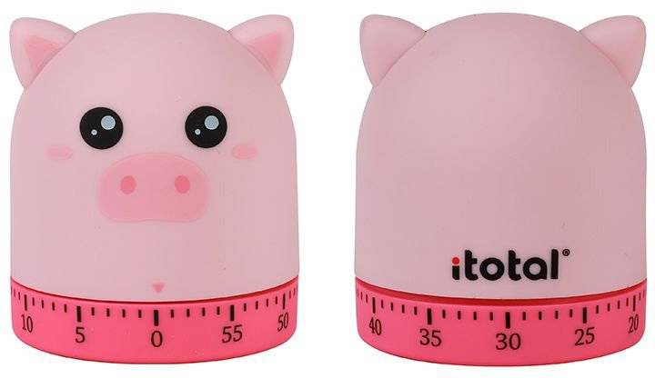 ΧΡΟΝΟΜΕΤΡΟ ΚΟΥΖΙΝΑΣ I-TOTAL XL2538 PIG (6X6X7CM)