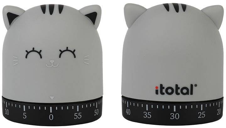 ΧΡΟΝΟΜΕΤΡΟ ΚΟΥΖΙΝΑΣ I-TOTAL XL2537 GREY CAT (6X6X7CM)