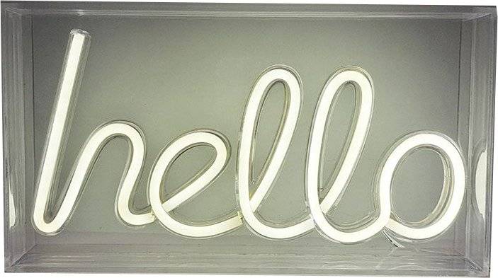 I-TOTAL ΦΩΤΕΙΝΗ ΕΠΙΓΡΑΦΗ LED I-TOTAL XL2763 NEON HELLO (23X13CM)