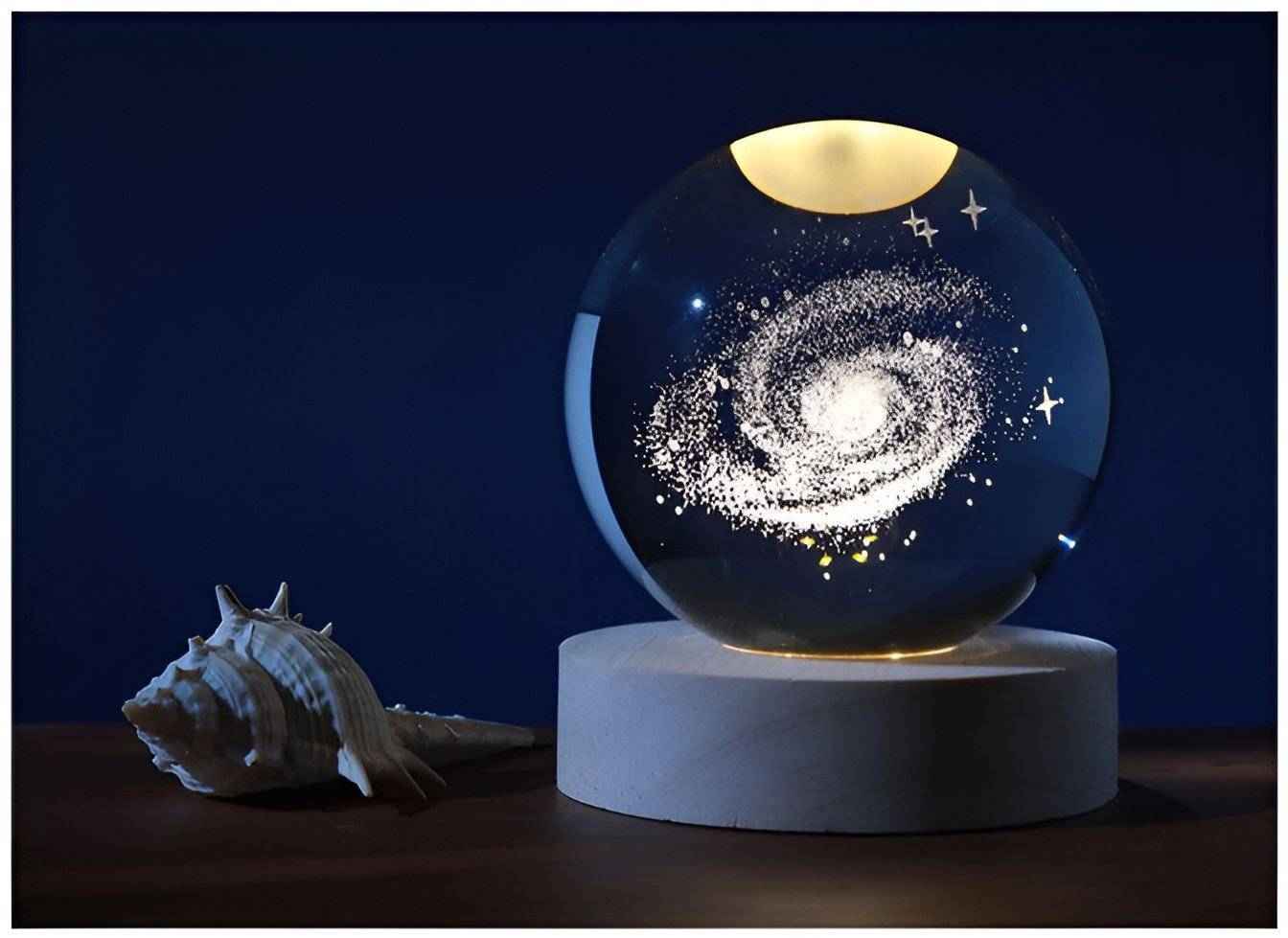 ΛΑΜΠΑ I-TOTAL XL2715 CRYSTAL BALL GALAXY SMALL (6CM) I-TOTAL
