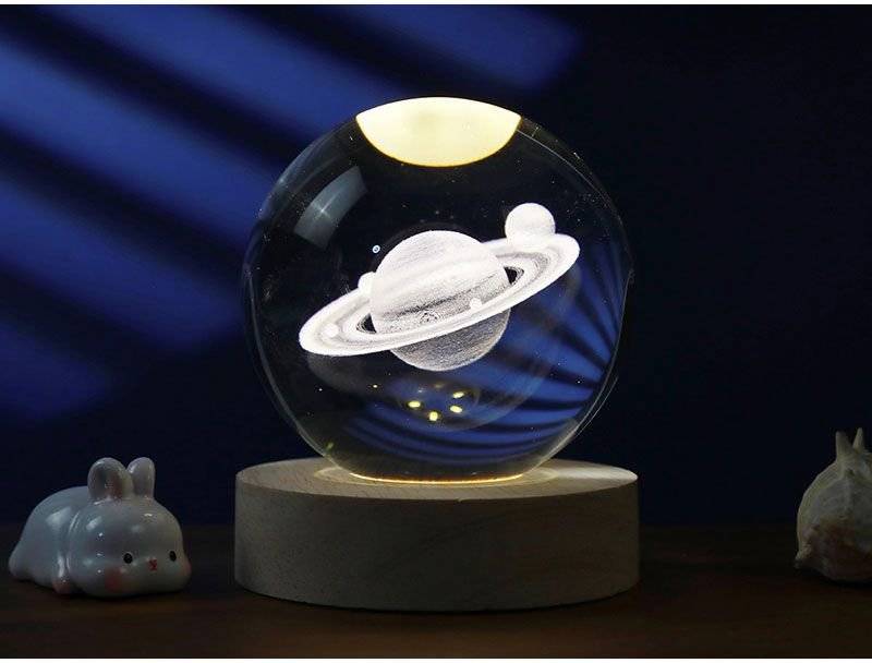 I-TOTAL ΛΑΜΠΑ I-TOTAL XL2714A CRYSTAL BALL SATURN MEDIUM (8CM)