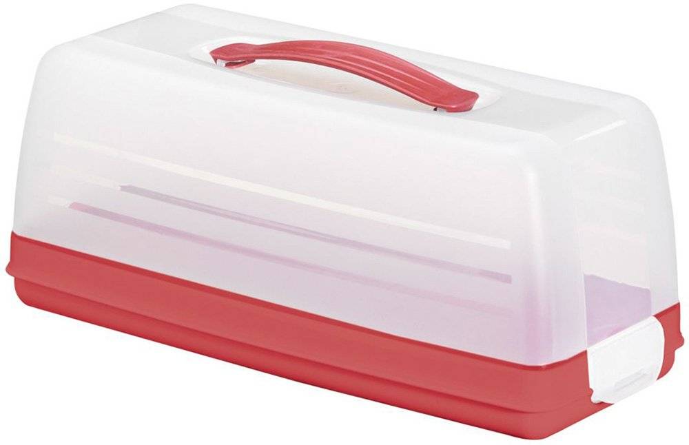 ΔΟΧΕΙΟ ΦΥΛΑΞΗΣ ΚΕΙΚ CURVER ΠΛΑΣΤΙΚΟ ΟΡΘΟΓΩΝΙΟ ΚΟΚΚΙΝΟ (35,5X15X14,2CM) CURVER